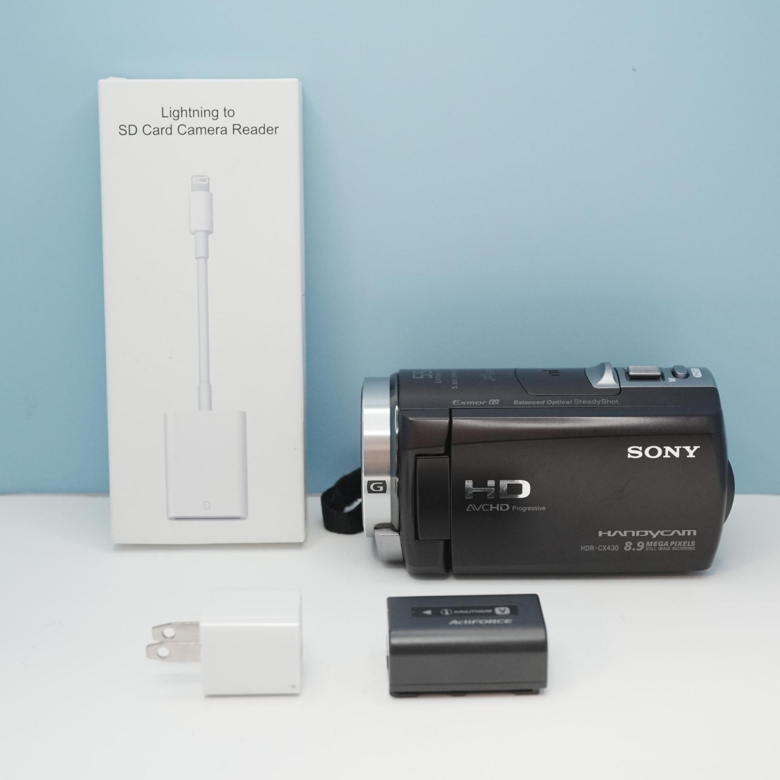 SONY HDR-CX430V ビデオカメラ スマホ転送OK フルセット 美品 a5376