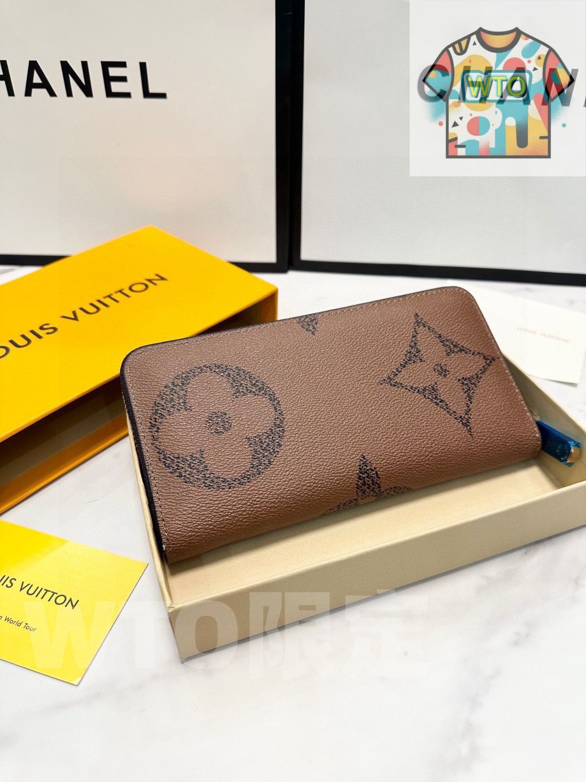 Louis Vuitton WTO通販 黒色 19 x 10 cm 単ジッパーハンドポーチ 在庫の な価格です -WTO輸入-MLT 40