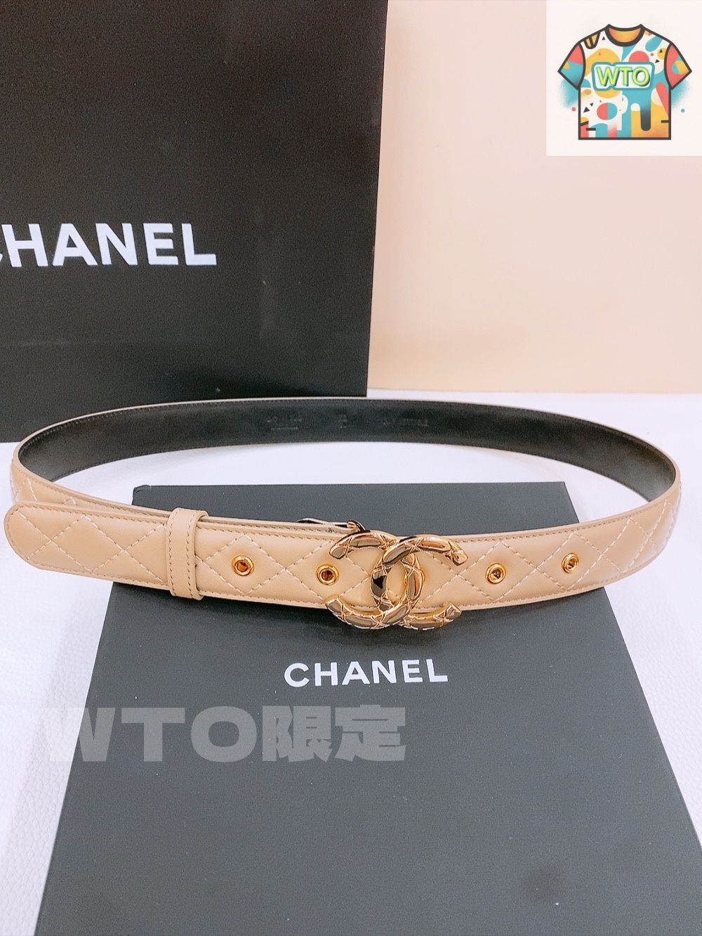 WTO通販 Chanel シャネル 新款 レディースベルト-WTO輸入-BTB 83