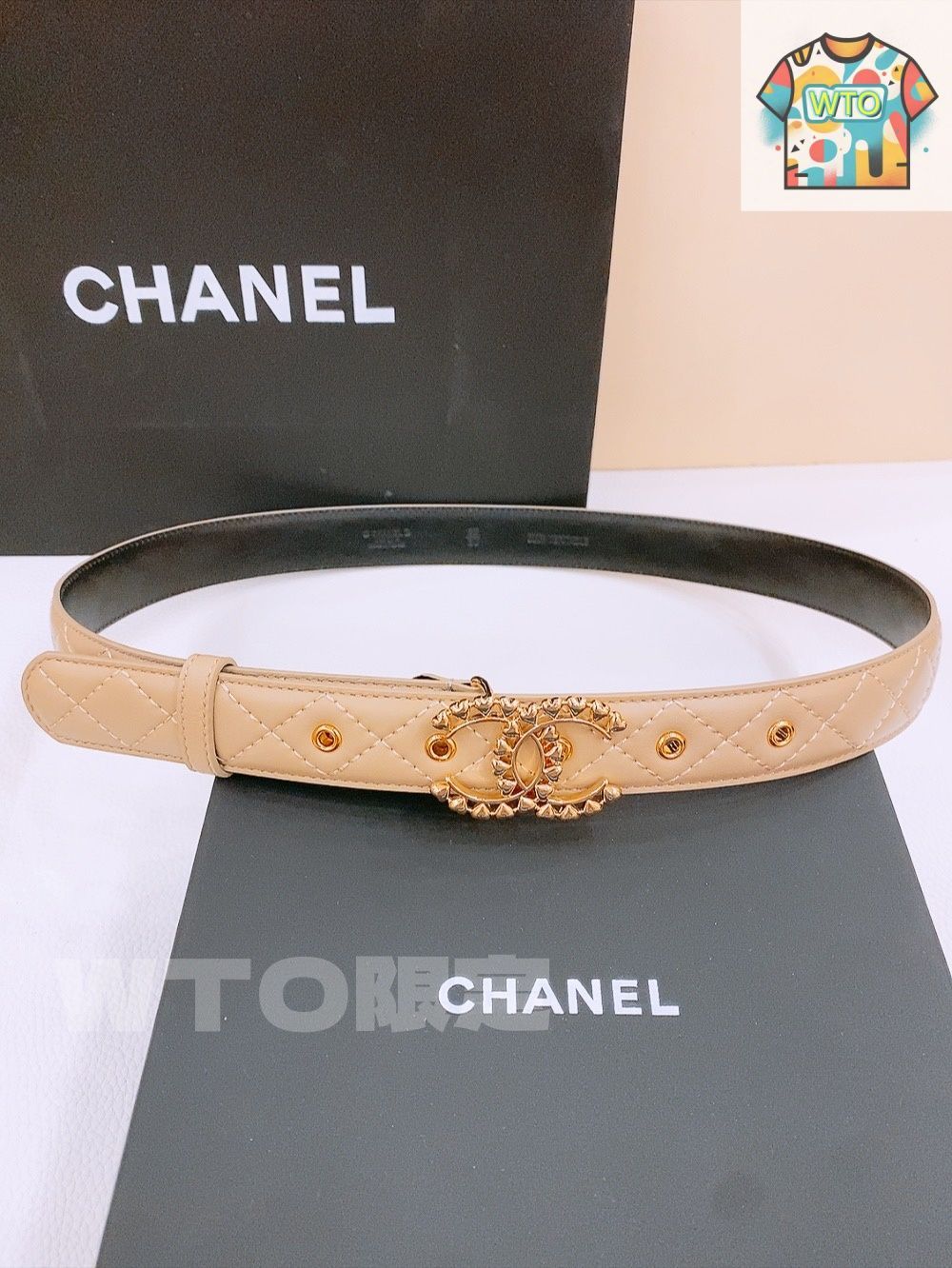 WTO通販 Chanel シャネル 新款 レディースベルト-WTO輸入-ZCY 96