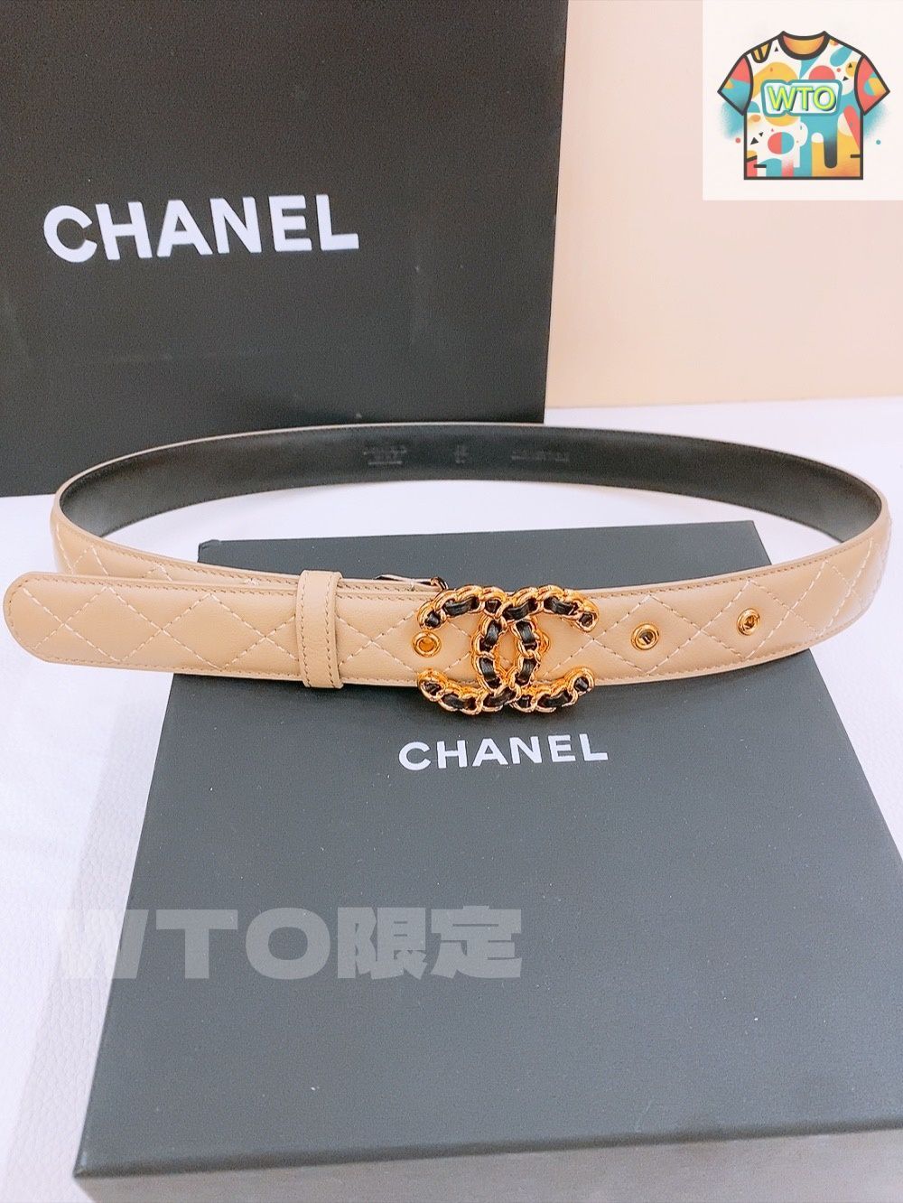WTO通販 Chanel シャネル 新款 レディースベルト-WTO輸入-KPG 62