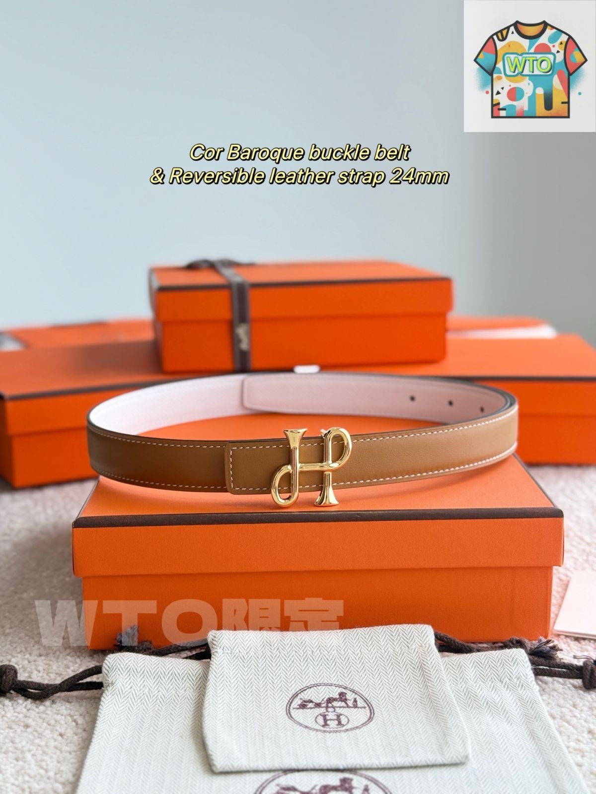 WTO通販 Herm s エルメス Cor Baroque レディースベルト-WTO輸入-SHL27