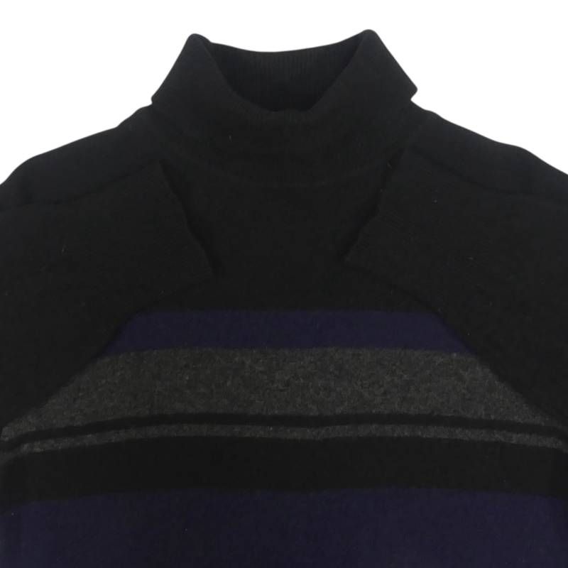 新品未使用 Paul Smith コレクション タートルネックセーター Lサイズ Paul Smith ポールスミス タートルネック セーター L ニット 黒 ウール
