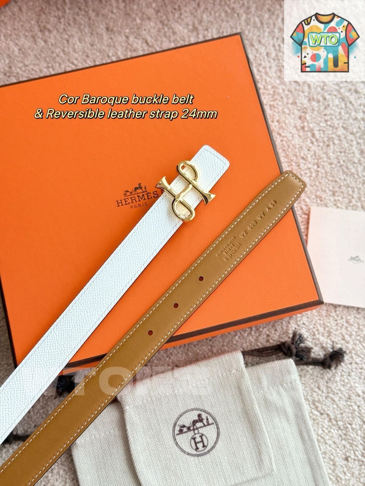 WTO通販 Herm s エルメス Cor Baroque レディースベルト-WTO輸入-SHL 27