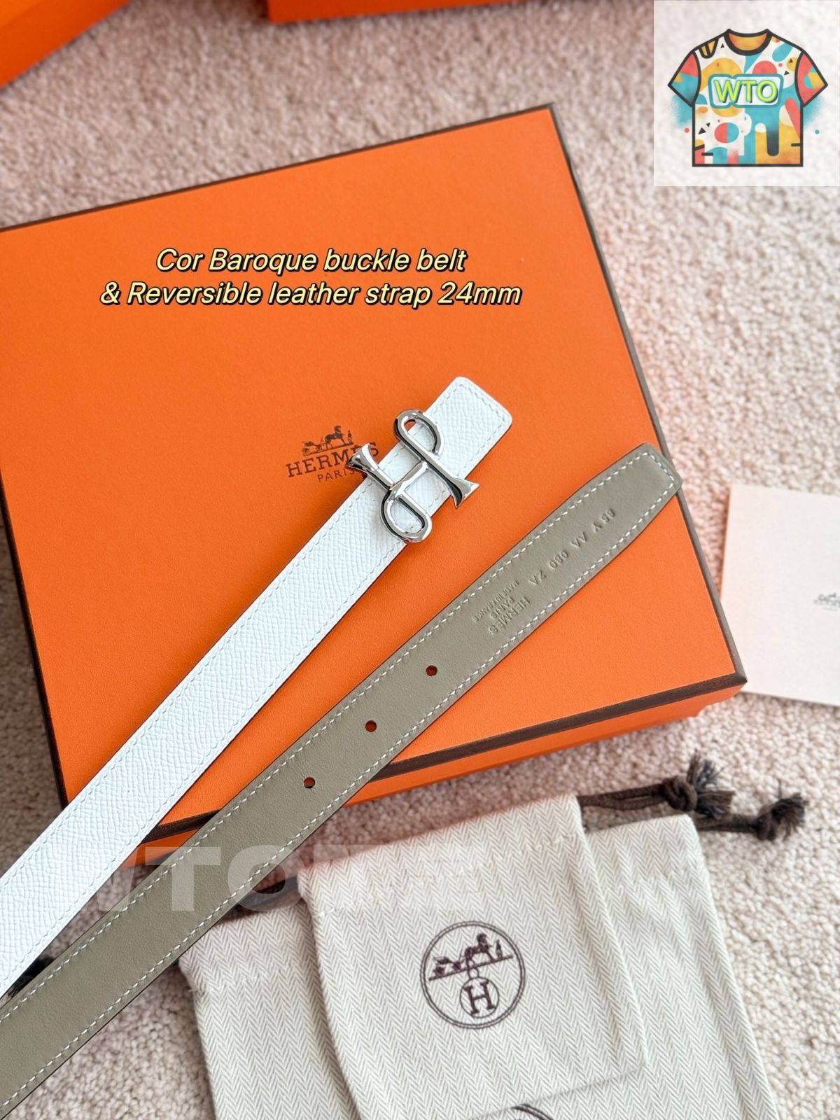WTO通販 Herm s エルメス Cor Baroque レディースベルト-WTO輸入-ENE 33