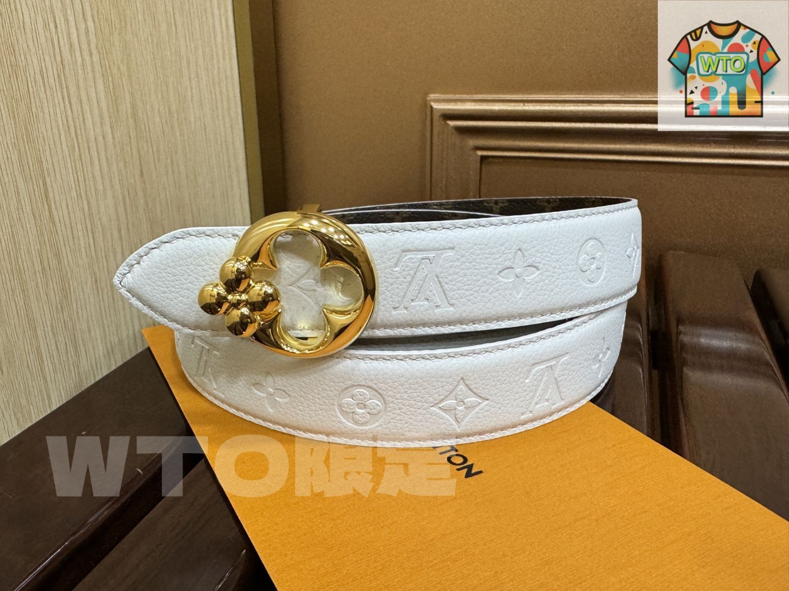  WTO通販 Louis Vuitton Femme 2-Tone Canvas Belt-WTO輸入-PXU 12 ベルト 小物