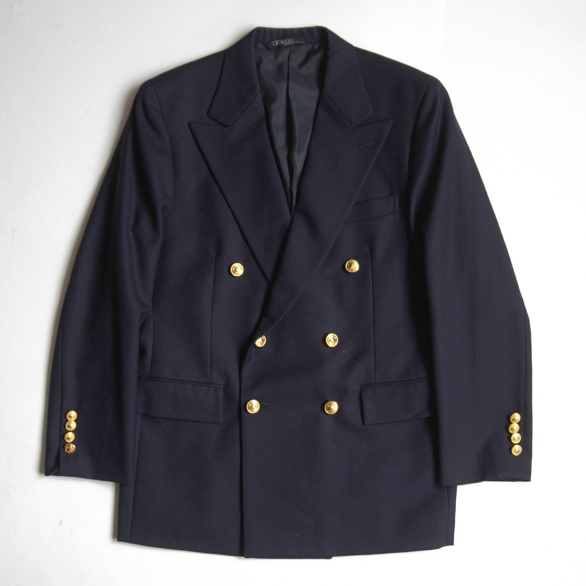 最高級品】POLO RALPH LAUREN【テーラードジャケット /紺ブレ】 ダブル