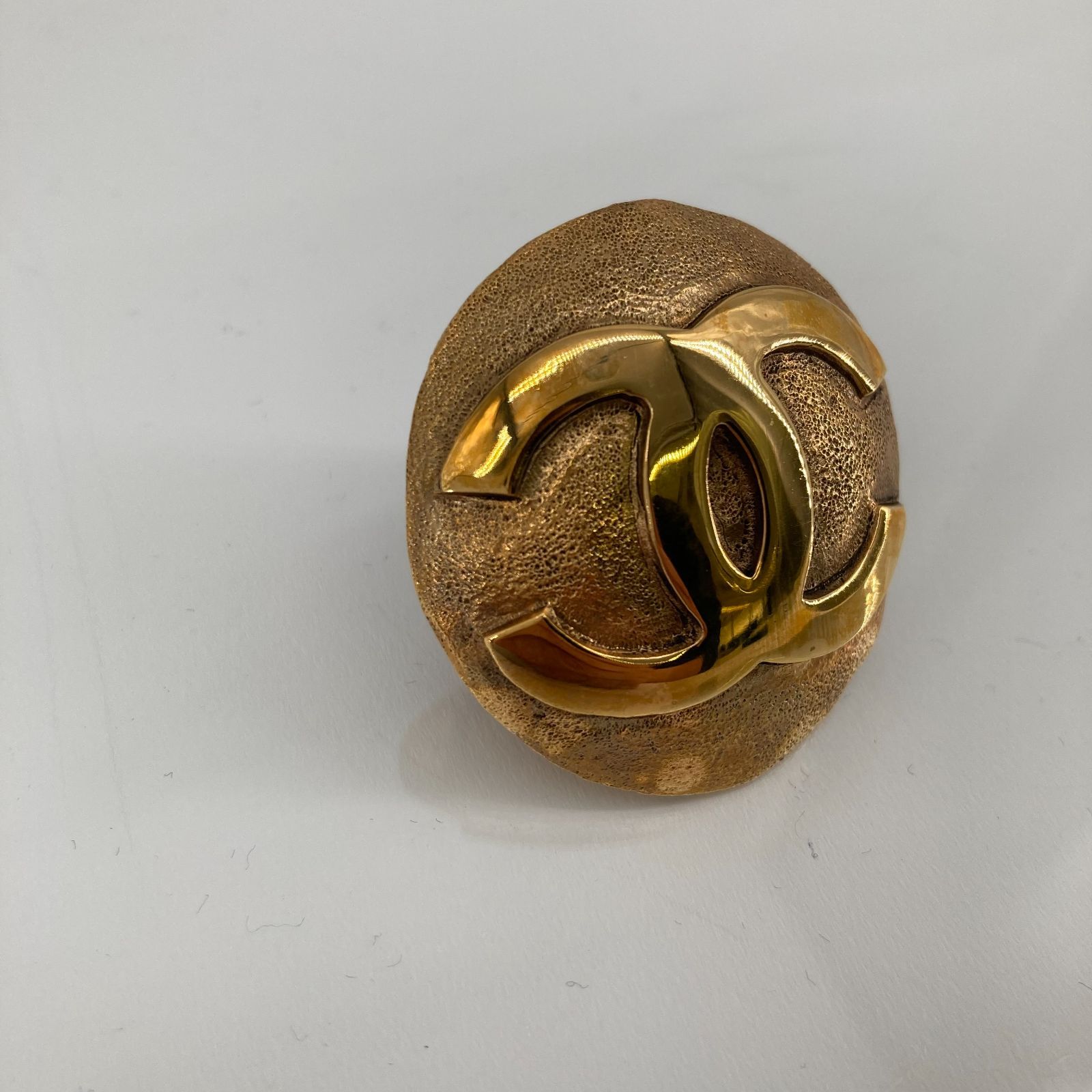 CHANEL シャネル ココマーク ブローチ GD ゴールド