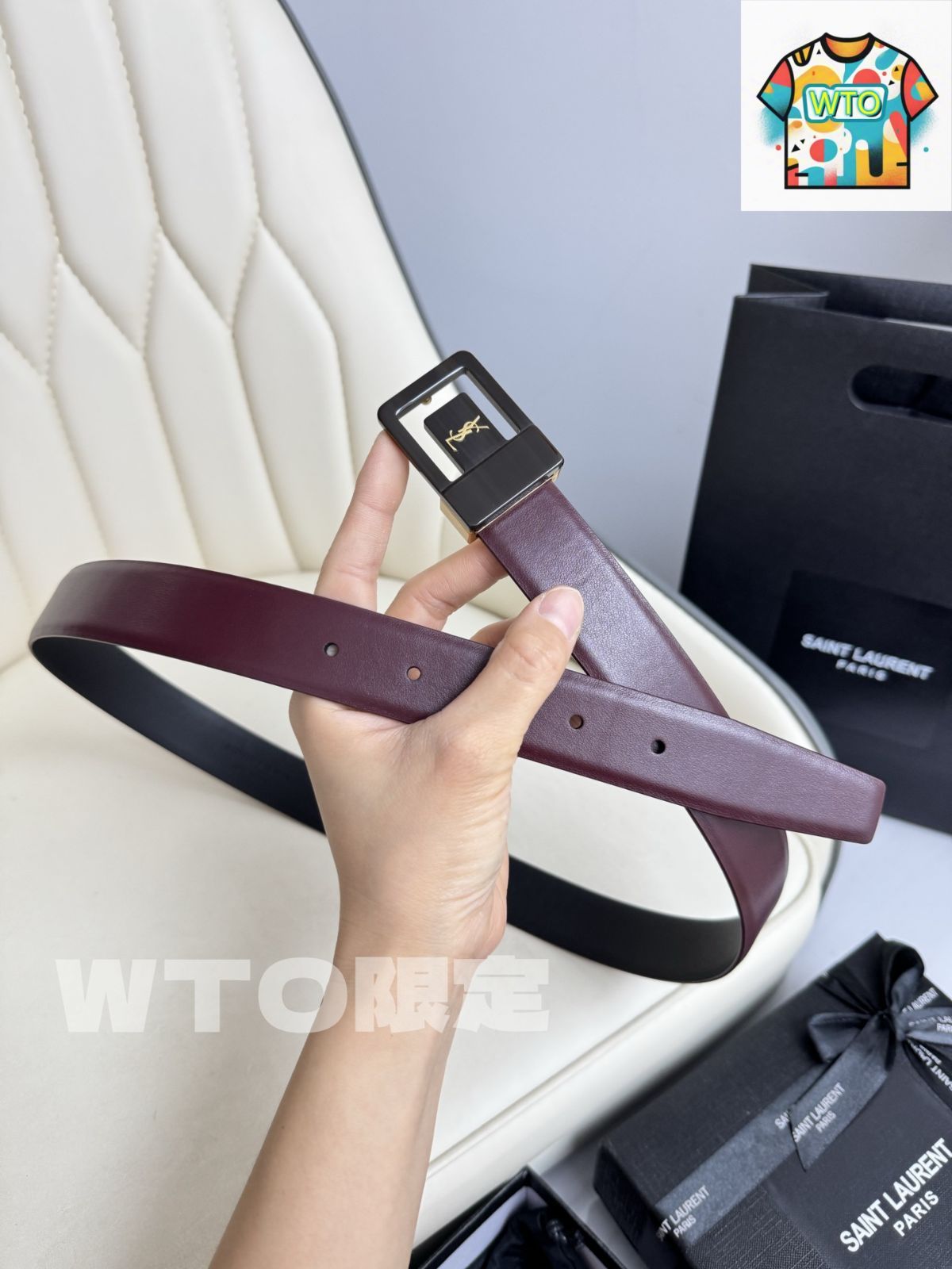 WTO通販 Saint Laurent レザーベルト-WTO輸入-DKP 04