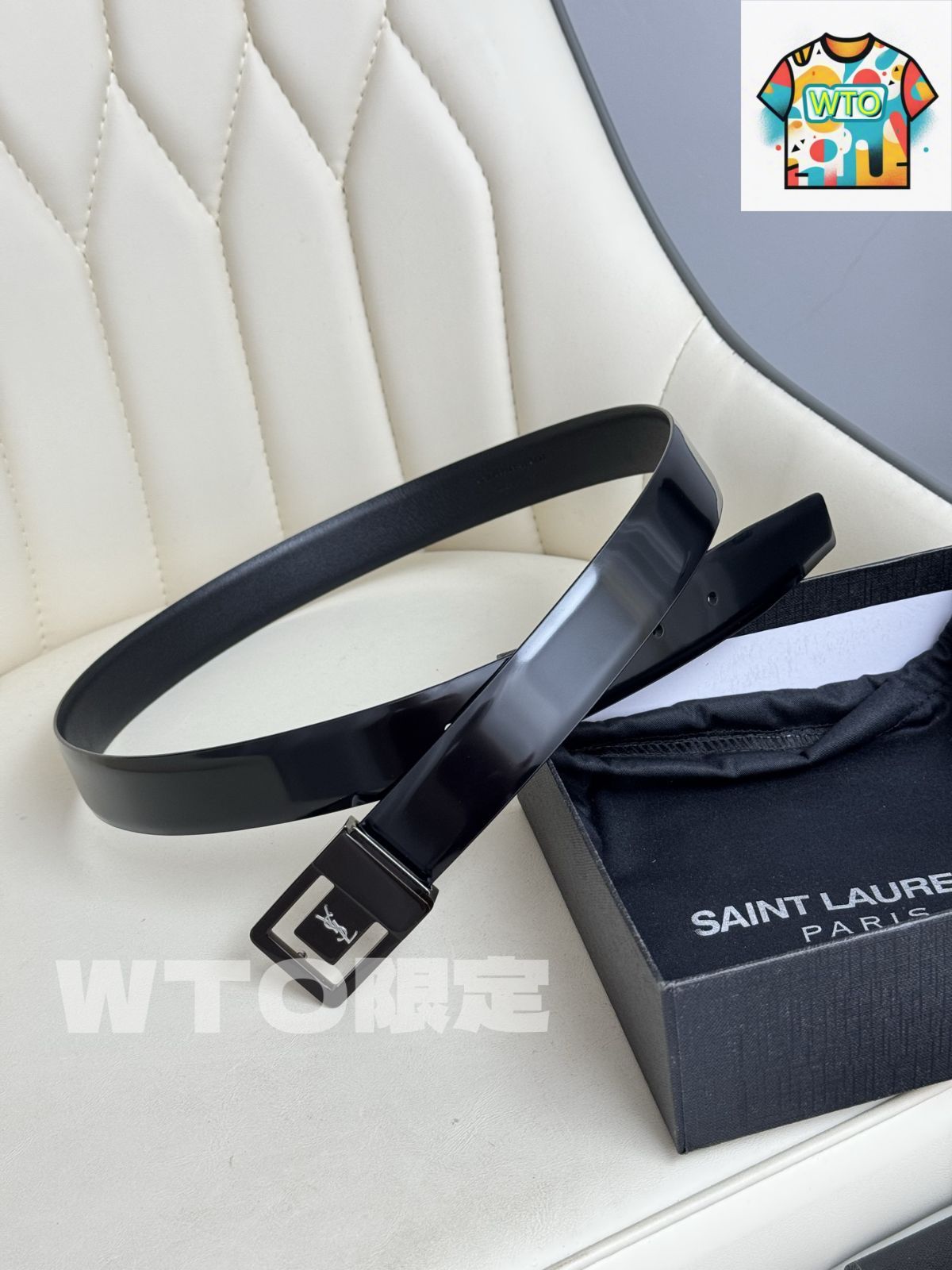 WTO通販 Saint Laurent レザーベルト-WTO輸入-STT 97