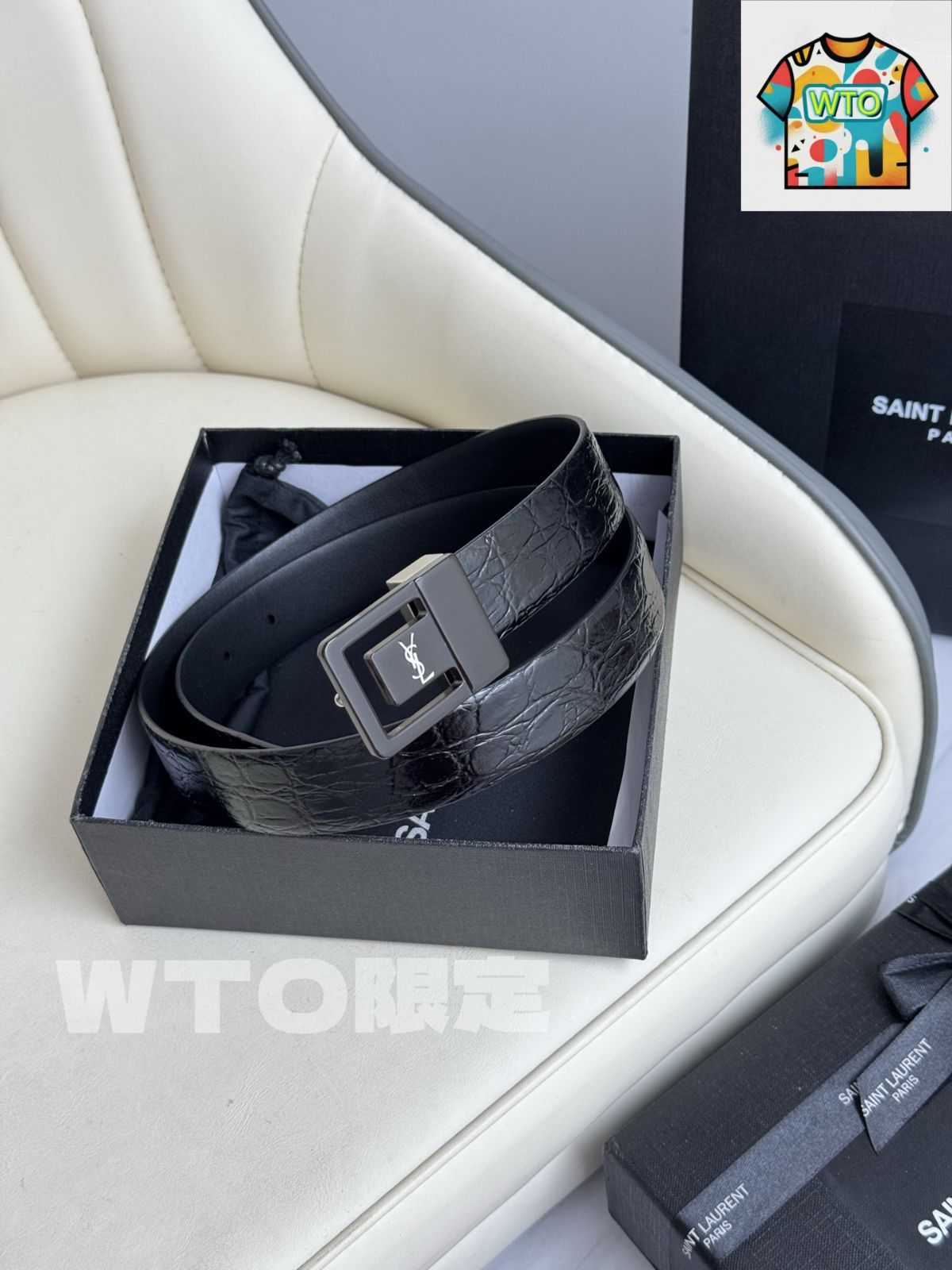 WTO通販 Saint Laurent レザーベルト-WTO輸入-WYD51