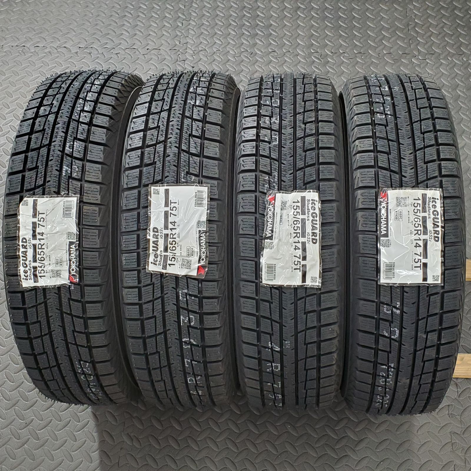 25年製 新品タイヤ 155/65R14 ヨコハマ アイスガードIG52C ダイハツ