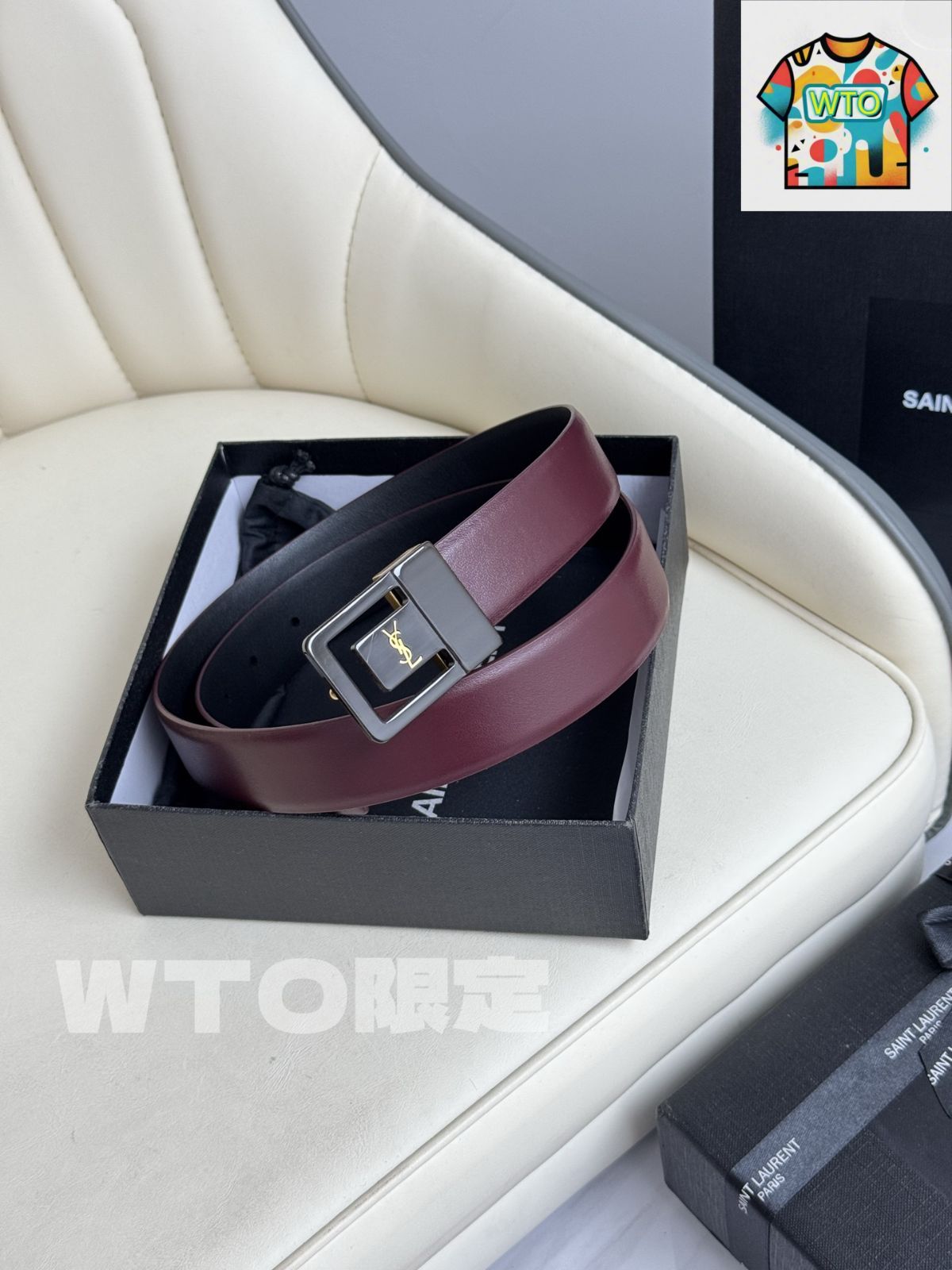 WTO通販 Saint Laurent レザーベルト-WTO輸入-DKP04