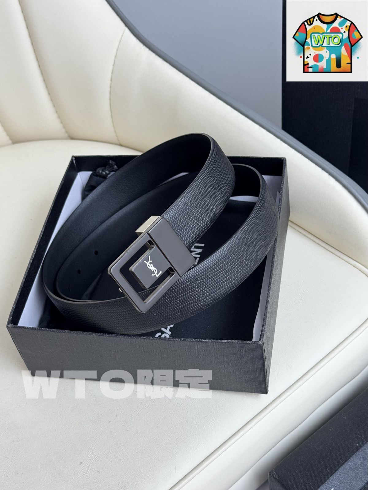 WTO通販 Saint Laurent レザーベルト-WTO輸入-BNB75