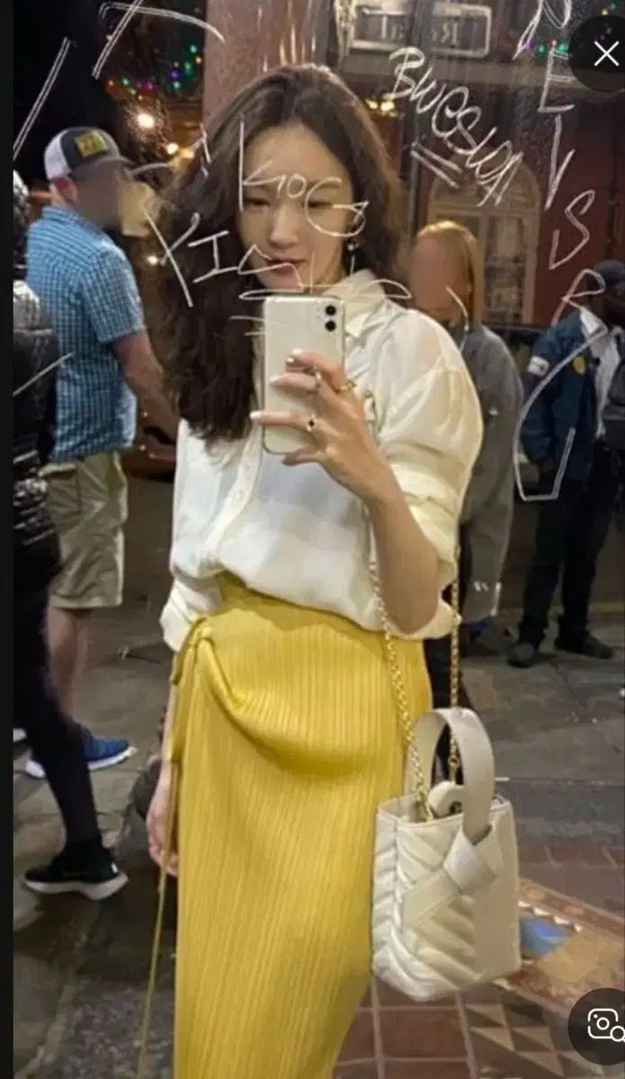 プリーツプリーズ 강민경 スカート ブラック 去年の