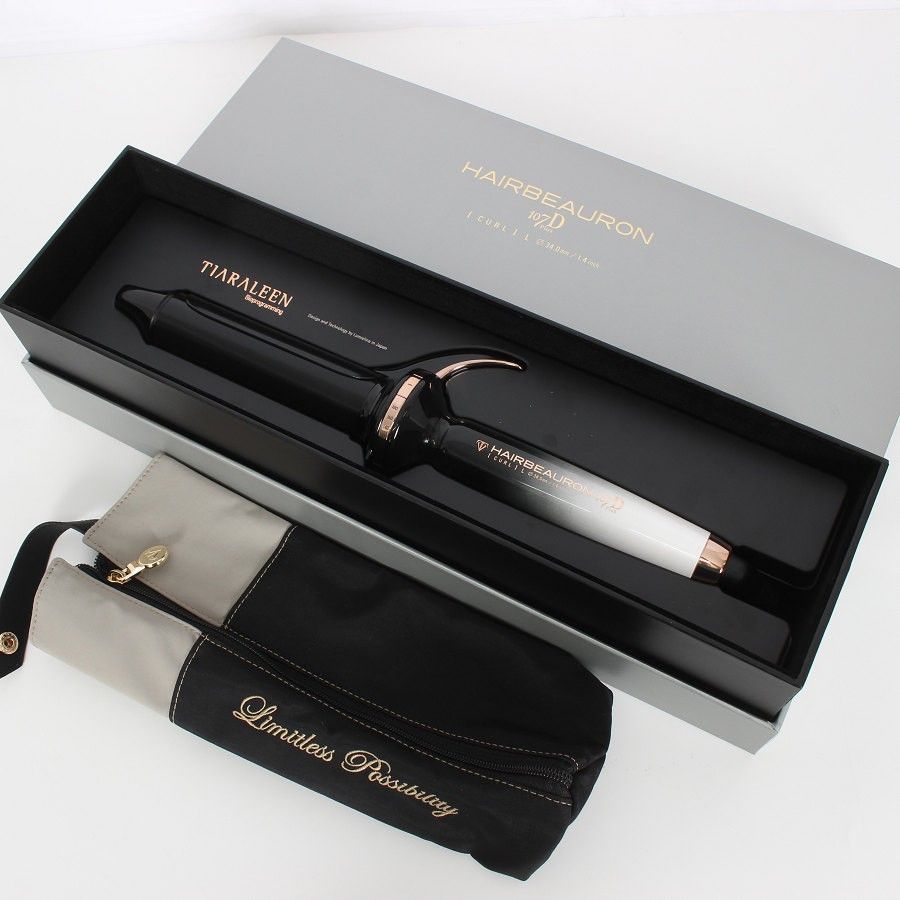 【美品】ヘアビューロン 107D Plus カール L-type 34.0mm HBRCL107D-L-JP バイオプログラミング ヘアアイロン コテ 本体