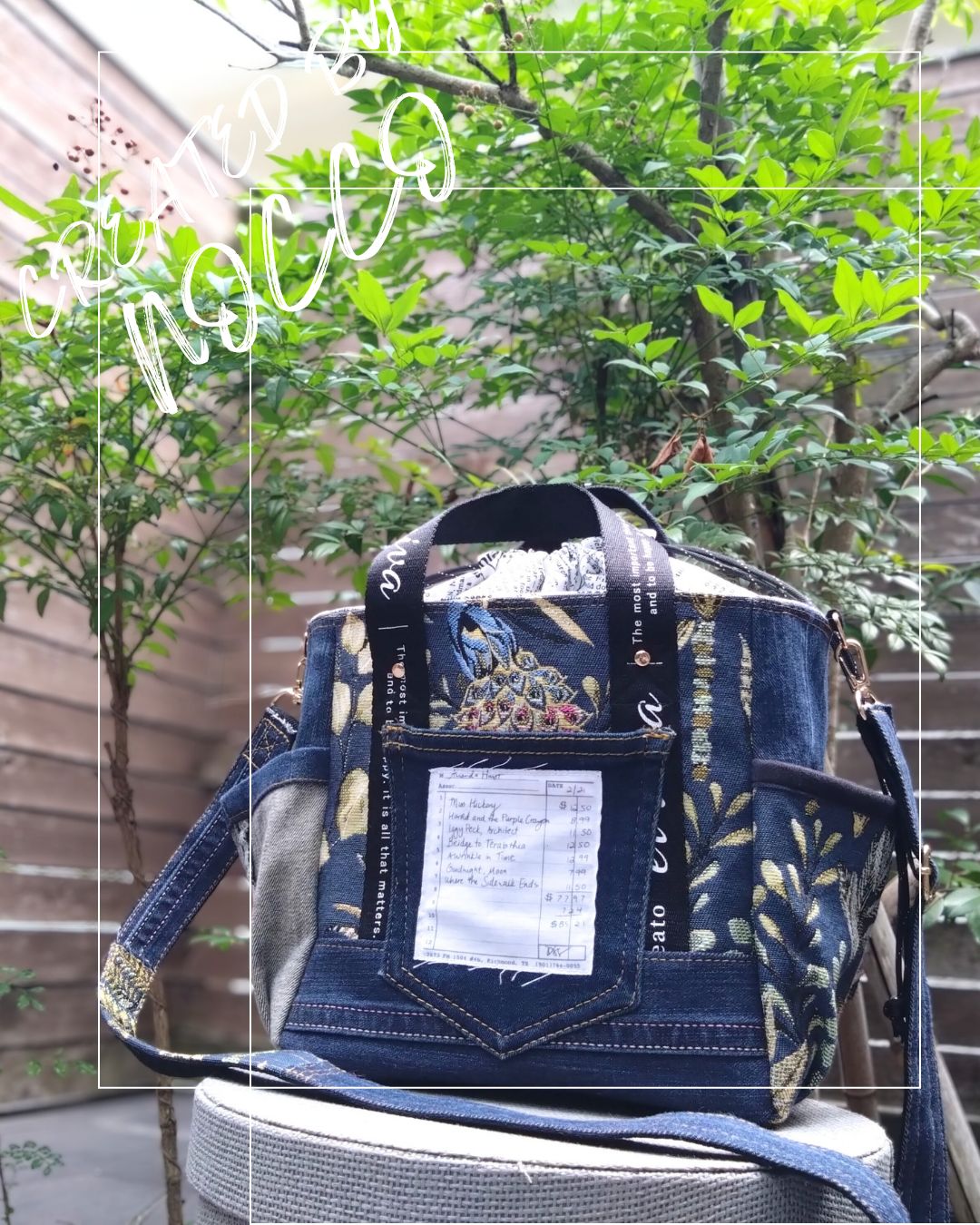 ジャガード巾着ToteBAG⚮̈