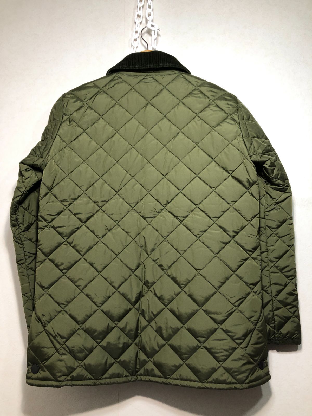 521121 Barbour キルティング ジャケット 34 カーキ オリーブ - メルカリ