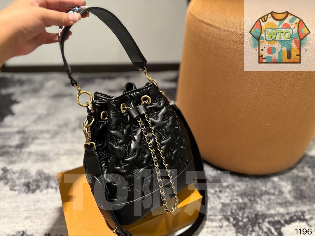 LV風網紅軽贅沢小人数設計エンボス手提げバケツバッグ斜め掛けバッグ すなわち手提げバッグバッグバッグ 財布 鍵バッグ 小銭入れ 手提げバッグ リュックサック -WTO輸入-SCP52