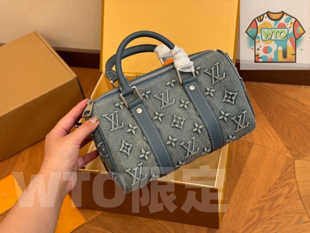Lv keepall枕バッグ