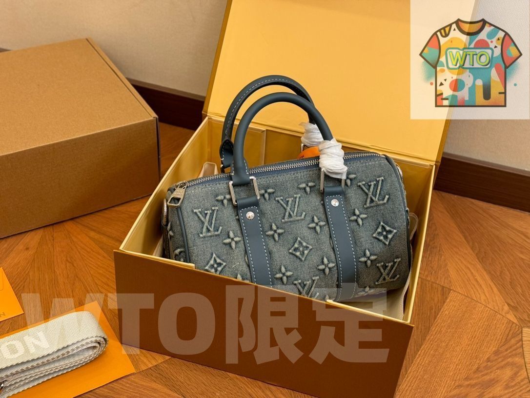 Lv keepall枕バッグ