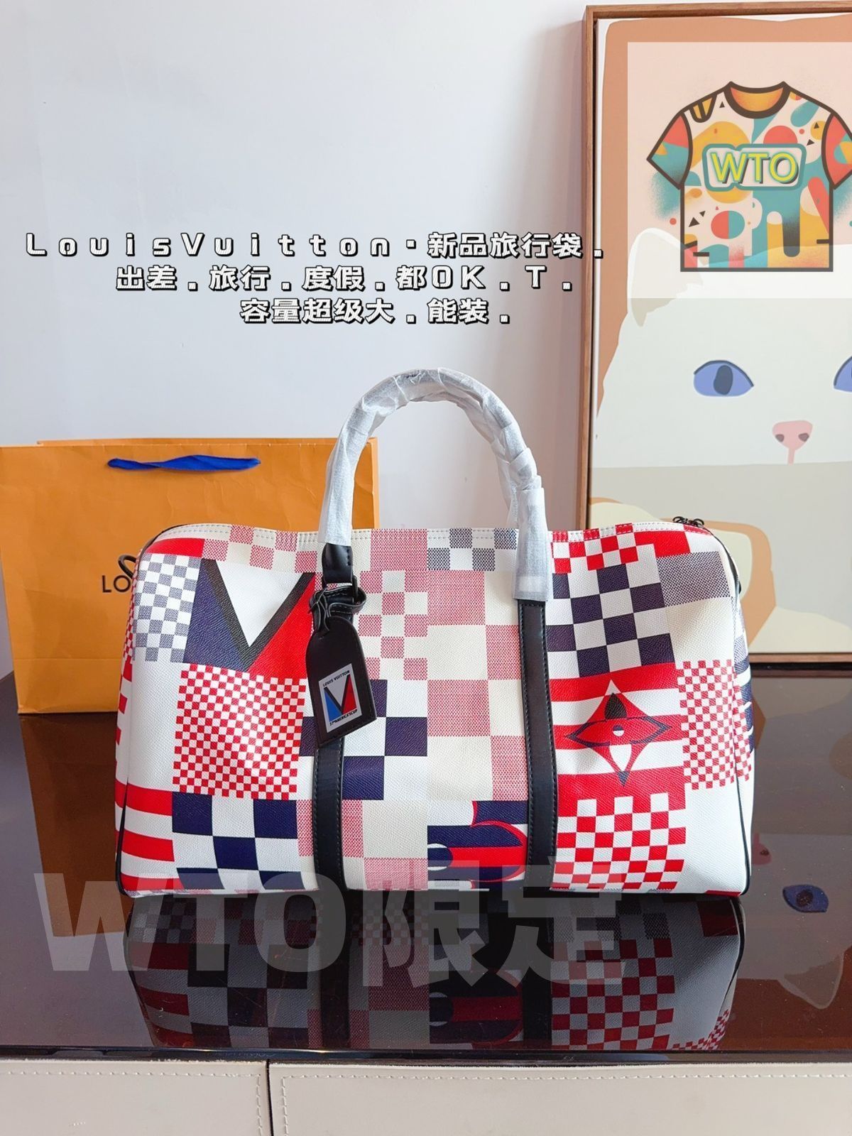 LVルイヴィトン春夏 keepall 財布 鍵バッグ 小銭入れ 手持ちバッグ バッグ ショルダーバッグ ポーチ 斜め肩-WTO輸入-FEI78