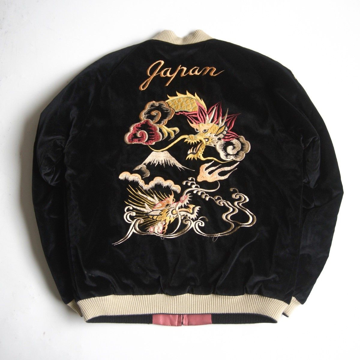 TAILOR TOYO TT14652 別珍 リバーシブル スカジャン L ジャケット 刺繍 ベロア テーラー東洋 25110429