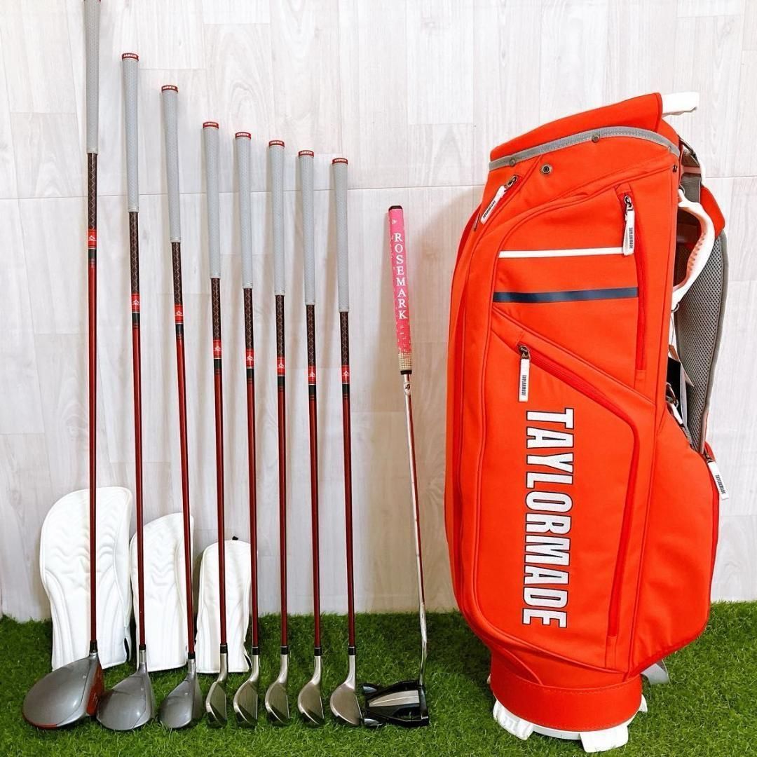 新品バッグ テーラーメイド ステルス2 レディースゴルフセット 初心者 L 女性 ステルス2 テーラーメイド ゴルフ クラブセット レディース 女性