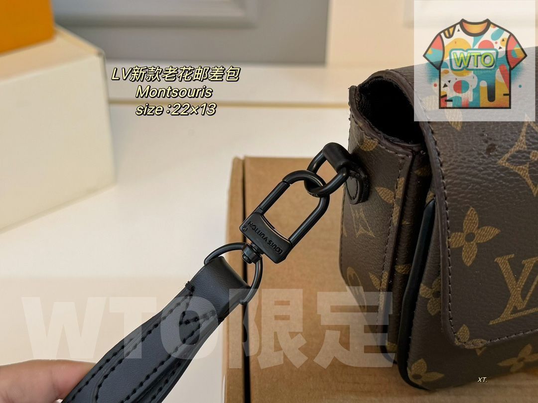 LVルイヴィトンの新型Montsouris郵便配達バッグ ハンドバッグ