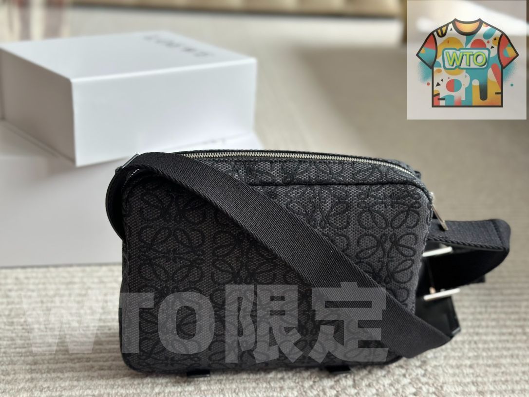 LOEWE ロジェウィメンバッグ新型Militaryワイドショルダーストラッププリントカバー郵便配達バッグショルダーバッグショルダーバッグ-WTO輸入-LRJ52