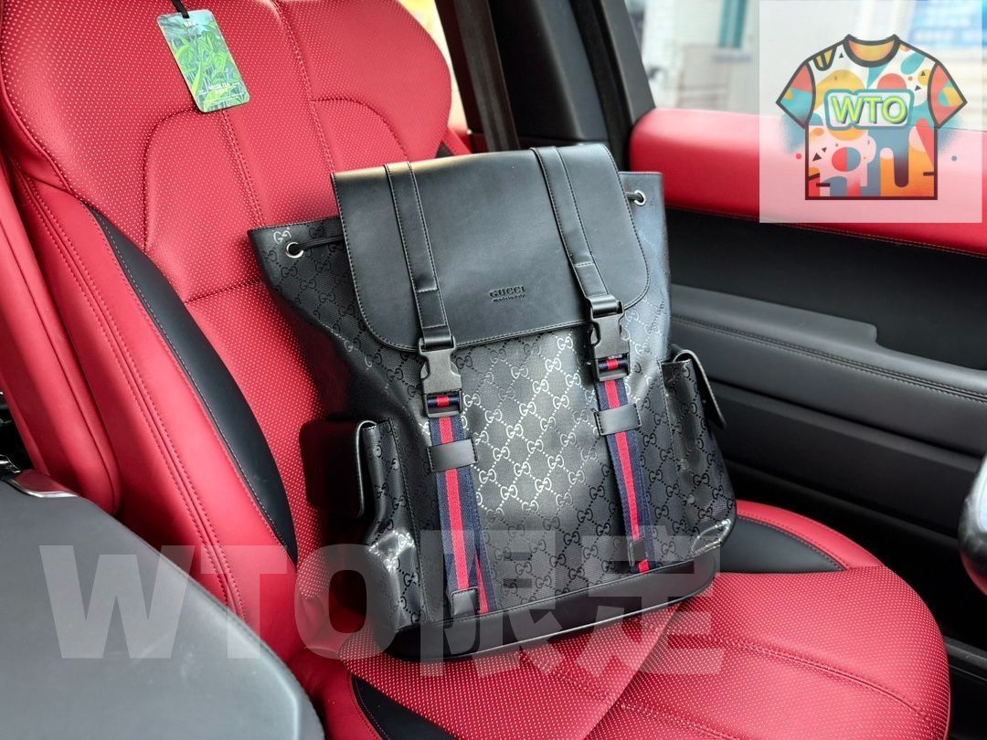 GUCCI メンズトラベル ダブル ショルダーバッグ リュックサック 小銭入れ ショルダーバッグ キャリーバッグ 手提げ-WTO輸入-AUB33