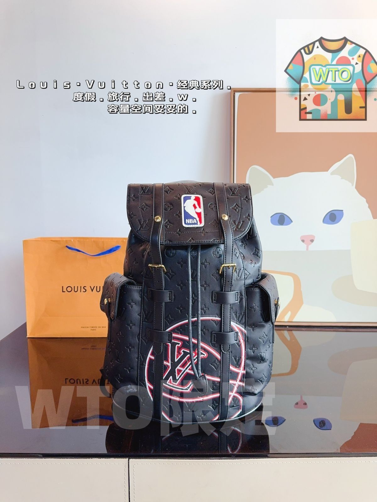 Lv DISCOVERYダブル ショルダーバッグ 旅行バッグ カメラバッグ リュックサック 小銭入れ 財布 -WTO輸入-ZRN47