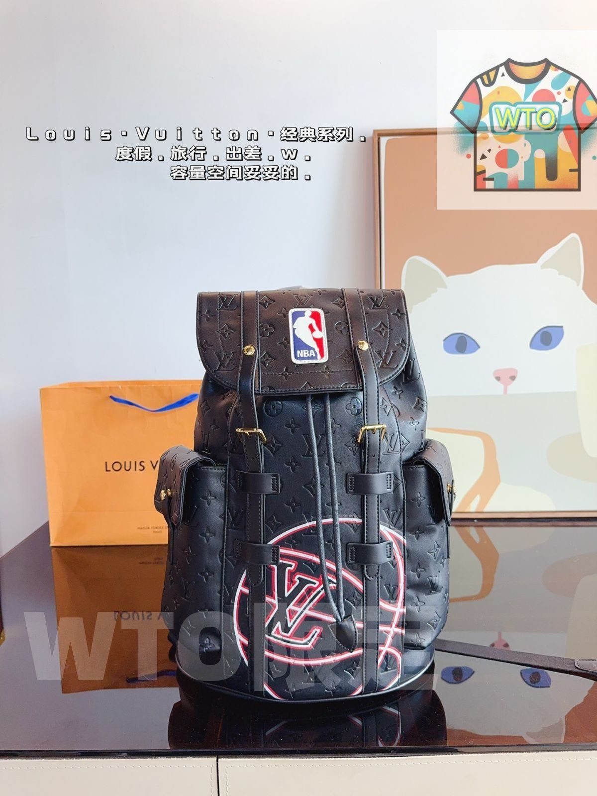 多機能な Lv DISCOVERYダブル ショルダーバッグ 旅行バッグ カメラバッグ リュックサック 小銭入れ 財布 -WTO輸入-GOX71