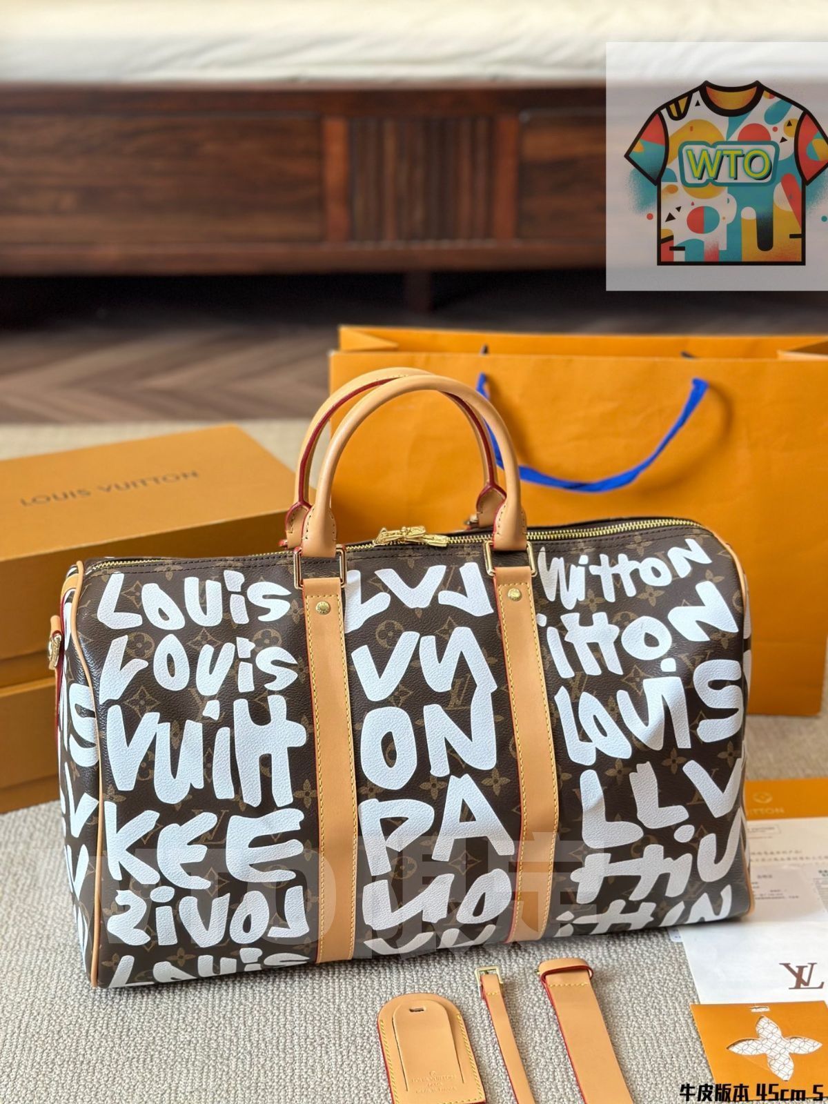 LV Keepall Bandouliere 45トラベルバッグ ハンドバッグ リュックサック 小銭入れ 手首バッグ ショルダーバッグ -WTO輸入-ZPY25