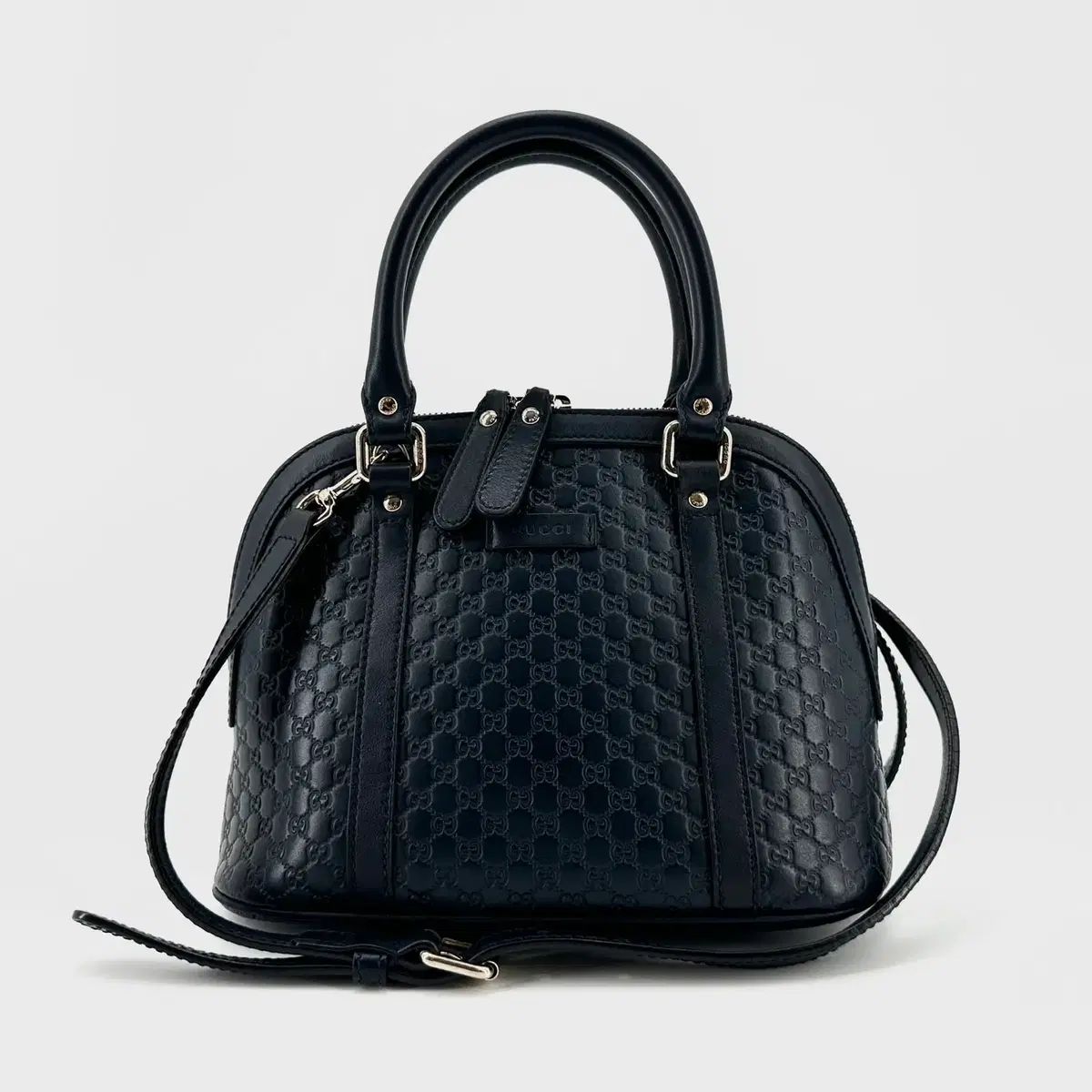 グッチ マイクロシマ ミニドーム トートバッグ 兼 クロスバッグ 449654