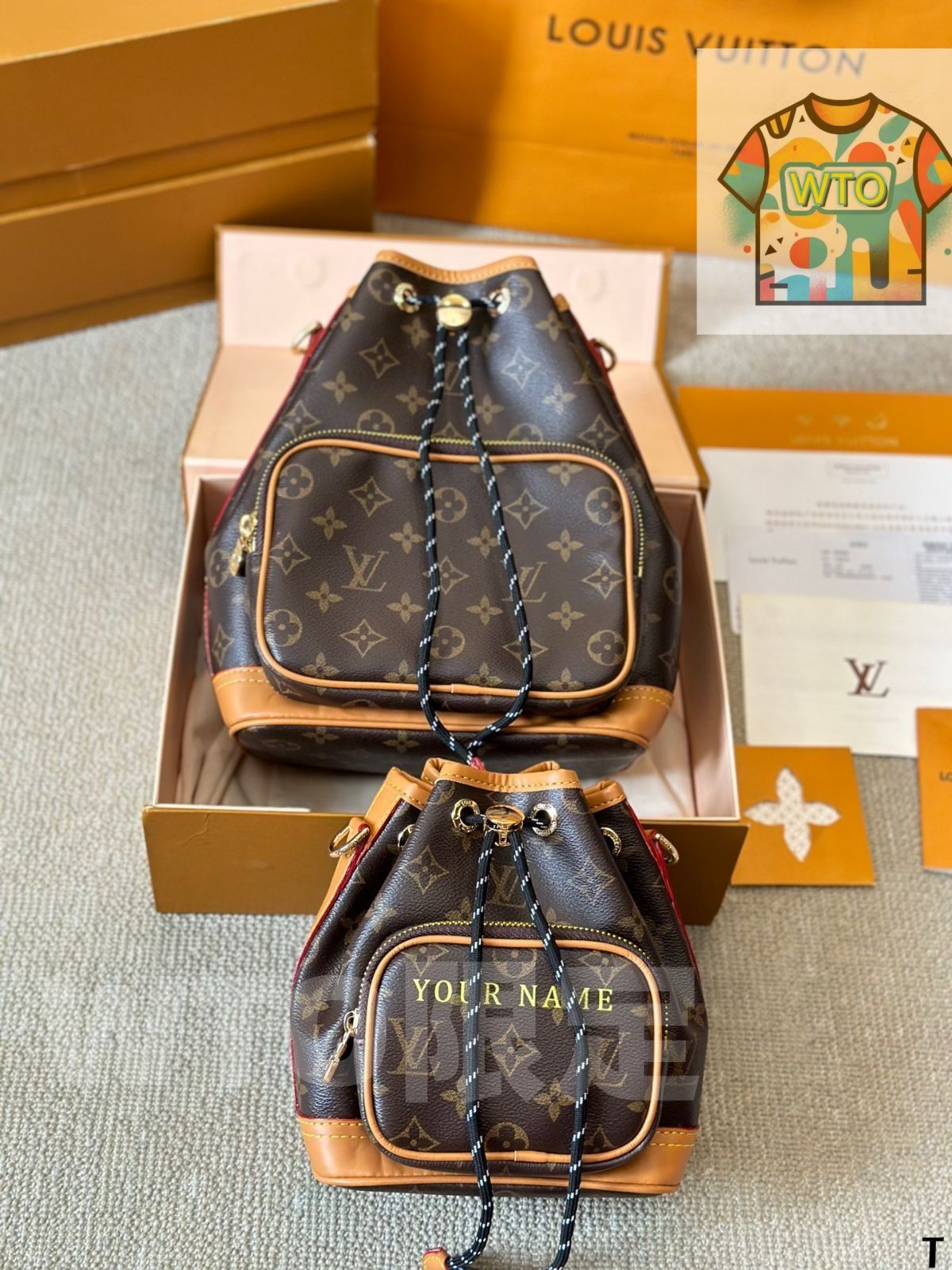 Louis Vuittonバケツバッグ ハンドバッグ リュック 小銭入れ 手首バッグ ショルダーバッグ -WTO輸入-YCU15