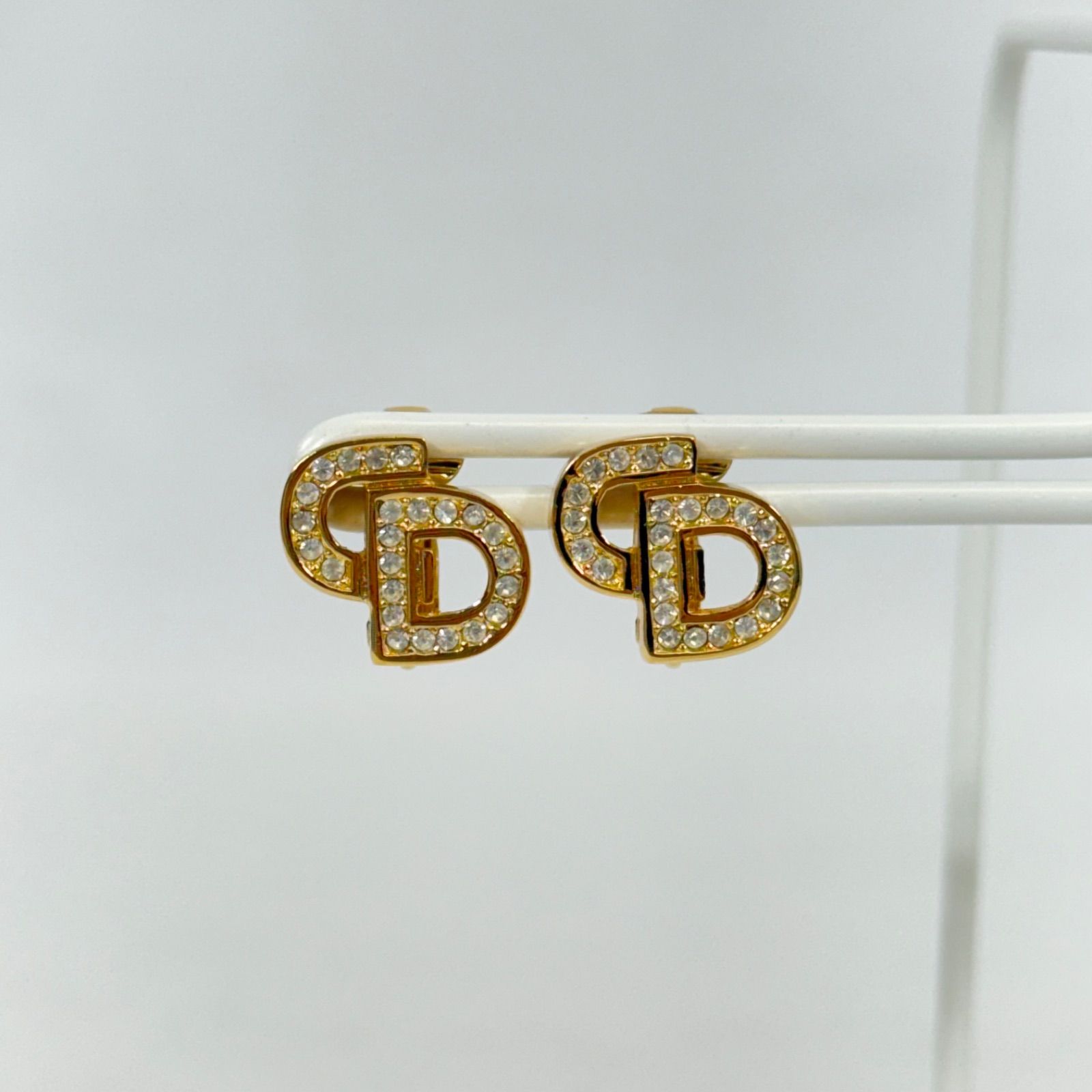 Dior クリスチャンディオール ネックレス イヤリング 旧ロゴ ゴールド Christian Dior クリスチャンディオール ネックレス 旧ロゴ サークル