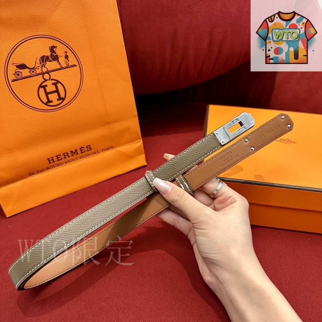 レディース エプソムレザーベルト-WTO輸入-UJO