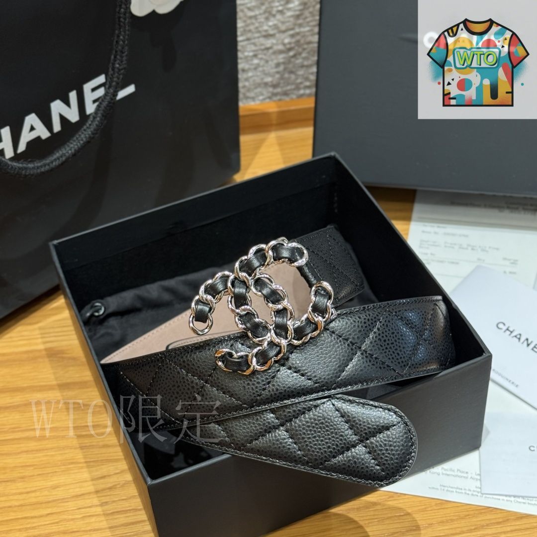 WTO通販 Chanel 新款レディースベルト-WTO輸入-KRX79