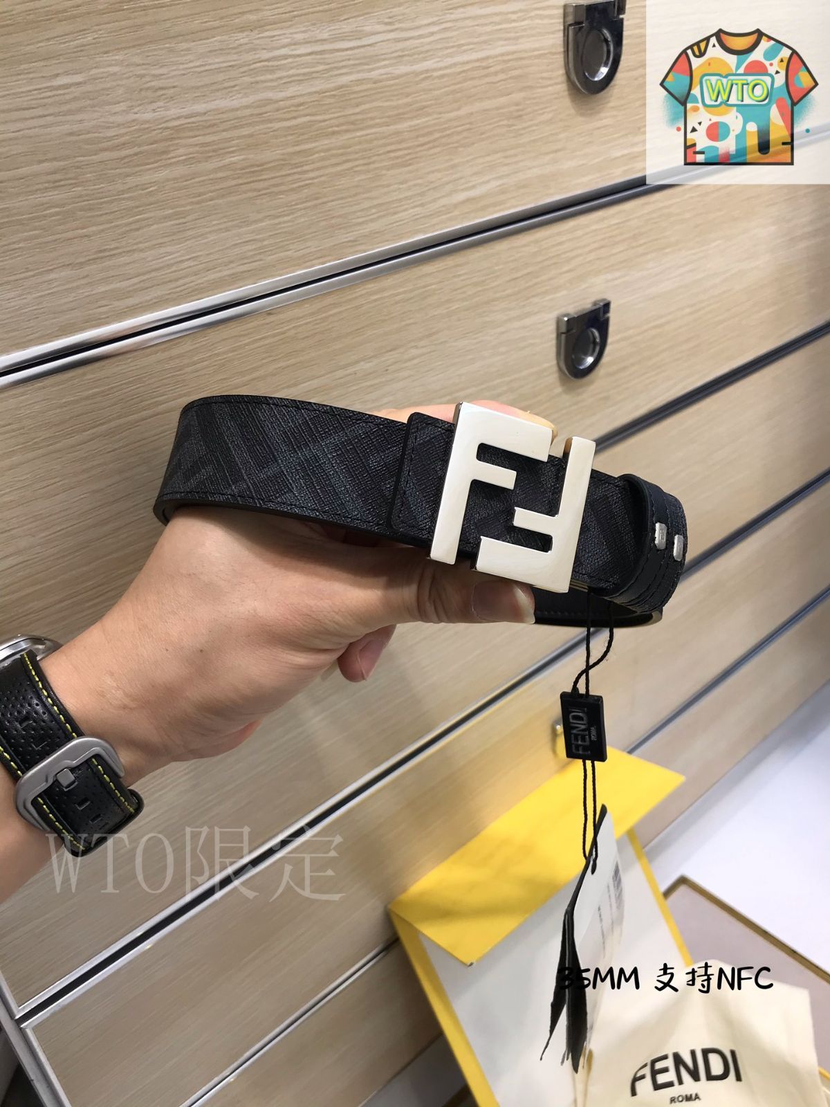 今日 FD Signature ウイドレザーベルト