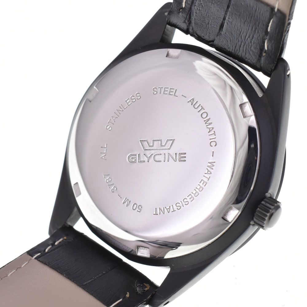 グリシン GLYCINE 50M-3787 コンバット デイト 自動巻き メンズ 良品 Q