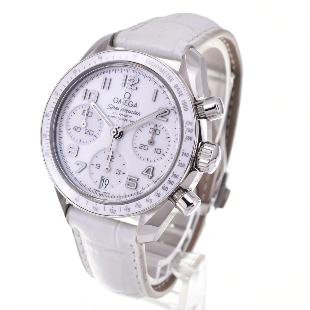 オメガ OMEGA 324.33.38.40.04.001 スピードマスター 自動巻き レディース 保証書付き Q 143426