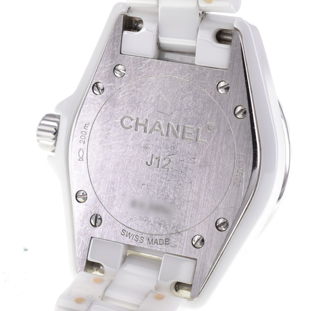 シャネル CHANEL H 2422 J 12 8 P ダイヤモンド クォーツ レディース 内 き Q 143741 その他 時計