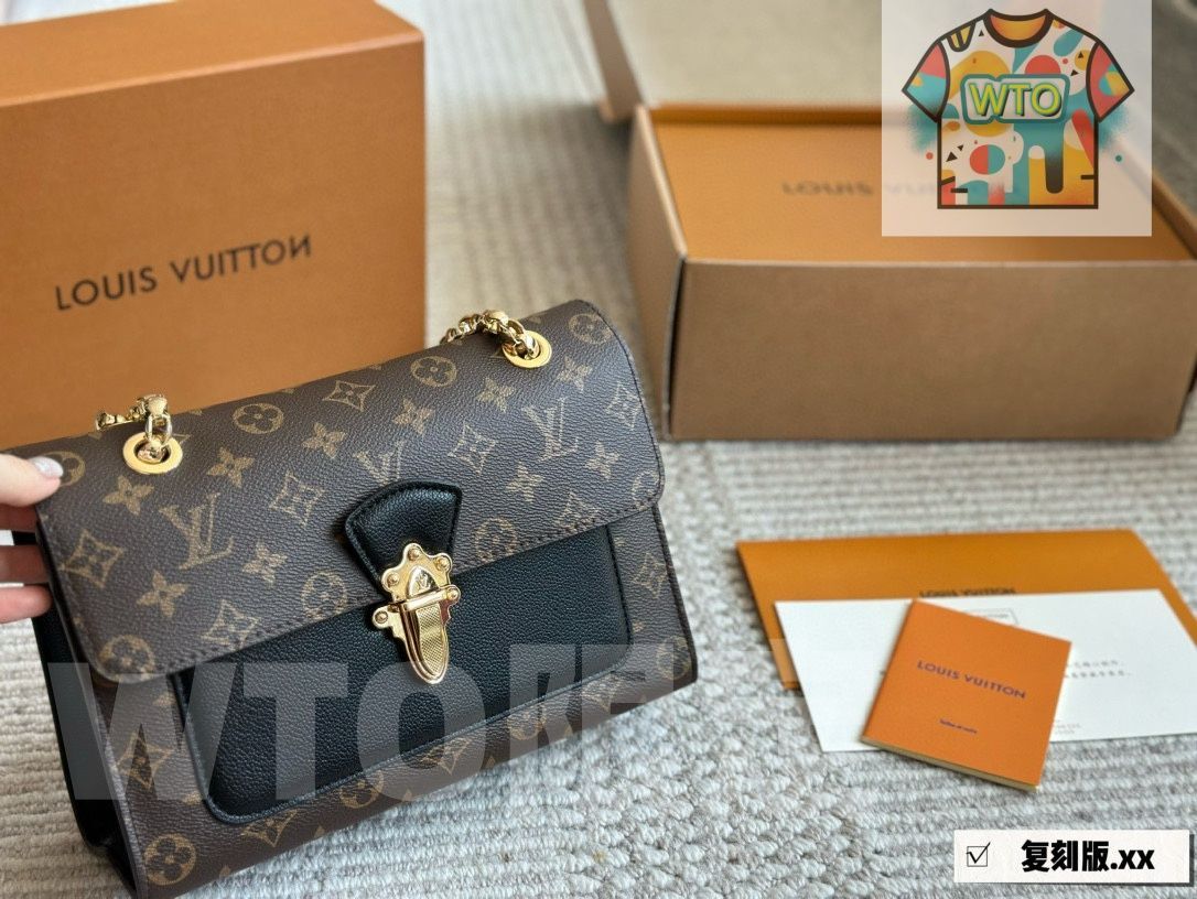 LOUIS VUITTON ヴィクトワール バッグ ×9 cm -WT 0輸入