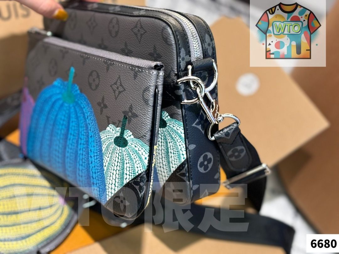  LOUIS VUITTON メンズ 3-in-1 ポシェット -WTO輸入-AMQ 93 ハンドバッグ バッグ