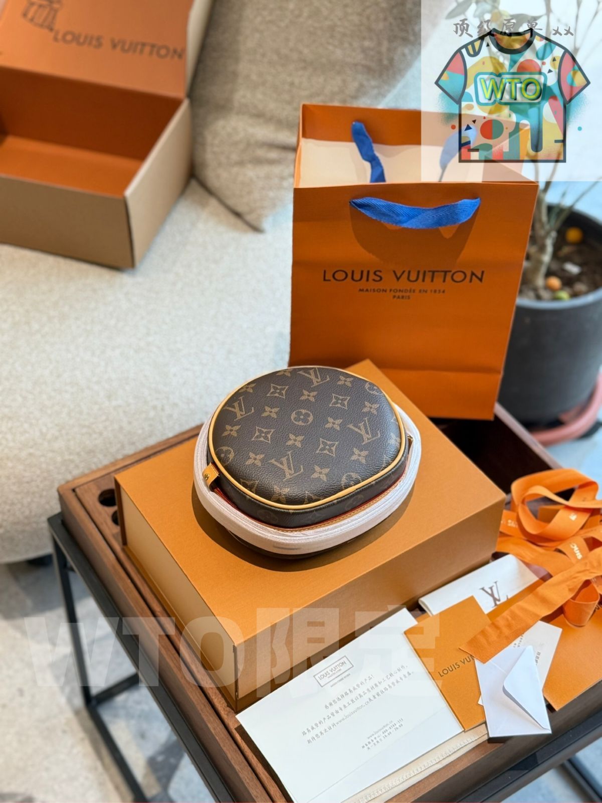 LOUIS VUITTON ボアット シャポー スープル MM 小円形バッグ 最新 -WTO輸入-OSX 36