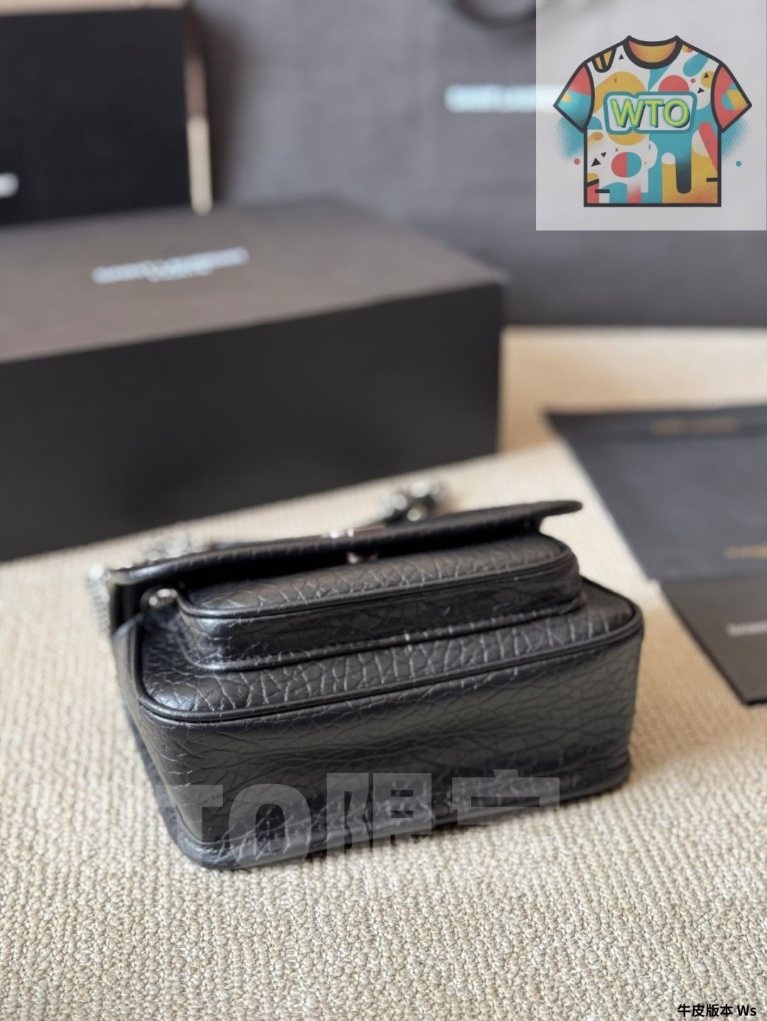 SAINT LAURENT ニキ ミニバッグ 18 15 cm WT 0輸入 速乾性 ハンドバッグ 