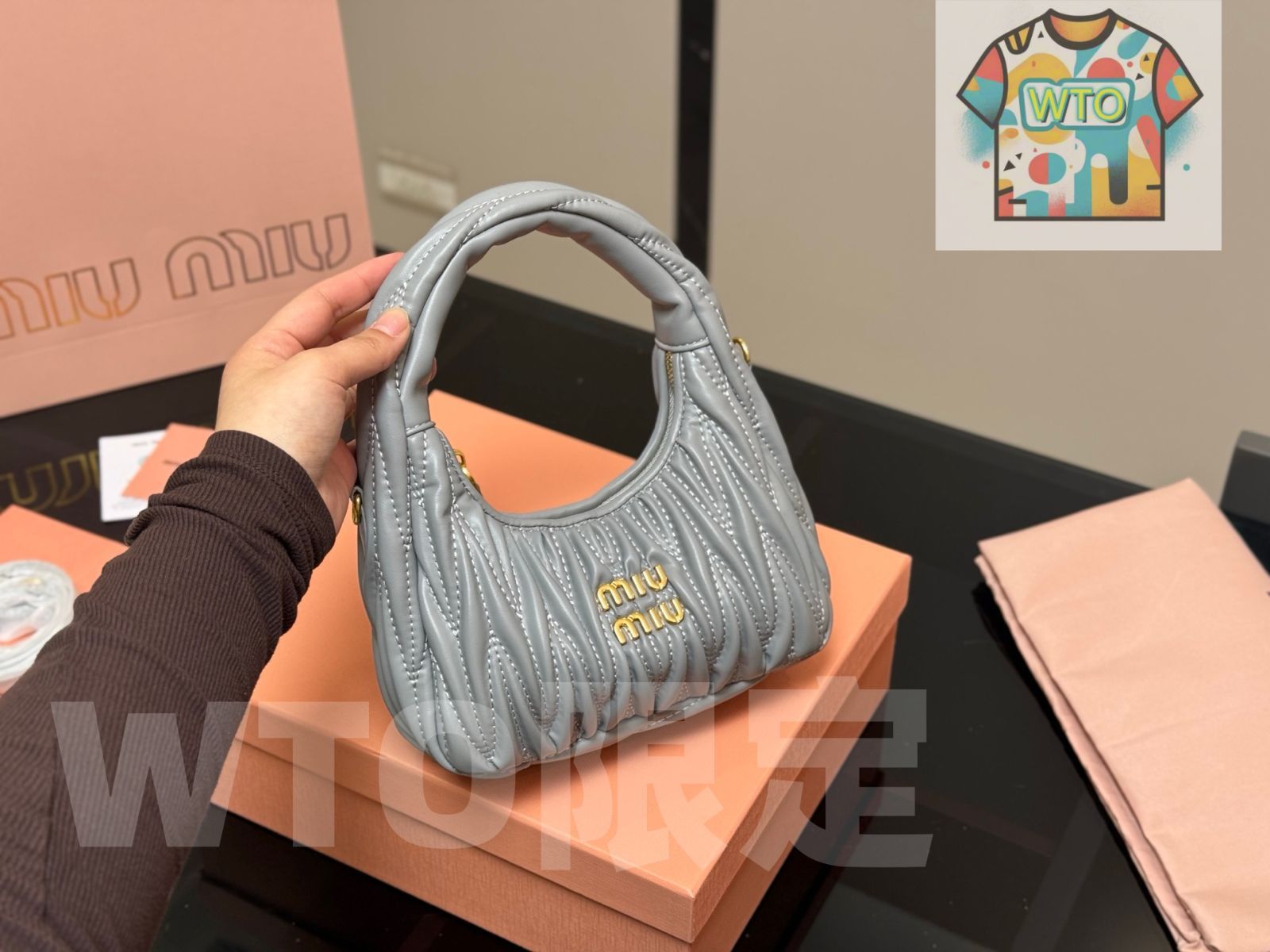 MIU ワンダー ホボバッグ -WTO輸入-IIB 45