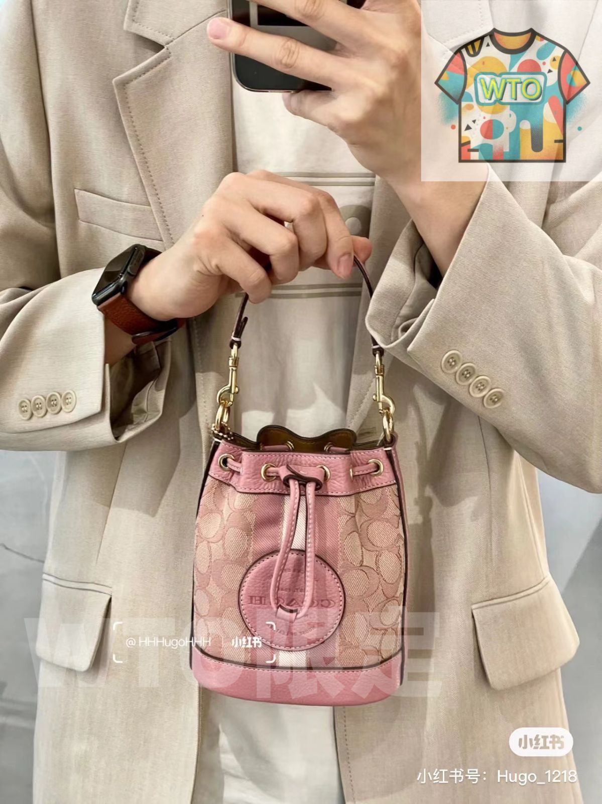 COACH デンプシー ミニバケットバッグ . -WTO輸入-NOW 13