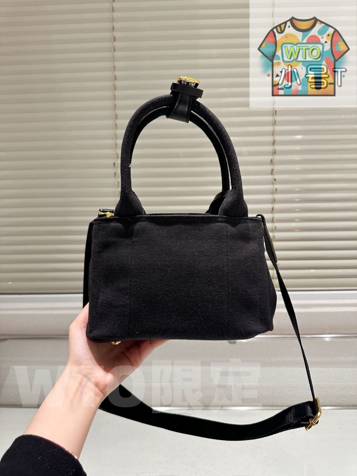 PRADA 夏 トートバッグ - オリジナルキャンバス -WTO輸入-KIK 50